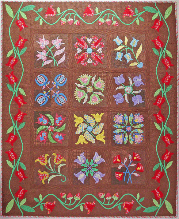 Tulips in the Park—the chocolate versions, made by Linda Jenkins, © Piece O' Cake Designs