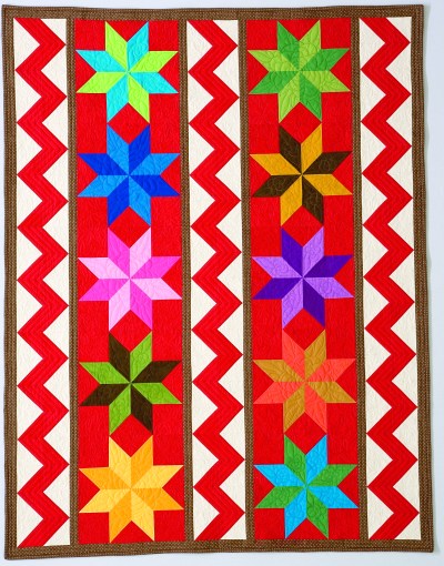 Diamonds And Lightning from Piecing The Piece O' Cake Way, revised 2nd edition