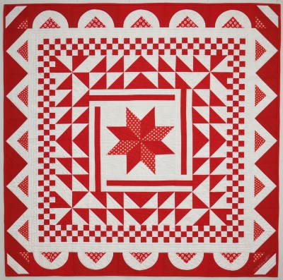 Ripples (sampler quilt) from Piecing The Piece O' Cake Way, revised 2nd edition